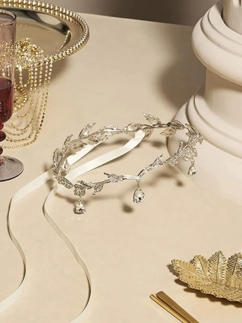Crown for Wedding Bride Birthday Princess Bridal Shower Hair Accessories for Wom